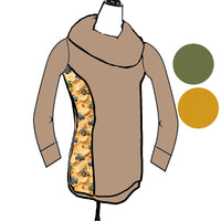 Tunique femme avec options ''dans le sable''