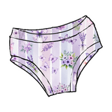 Maillot de bain bobette enfant ''Prairie lavande''