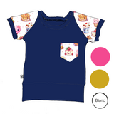 T-shirt évolutif avec poche Mignon et sucré
