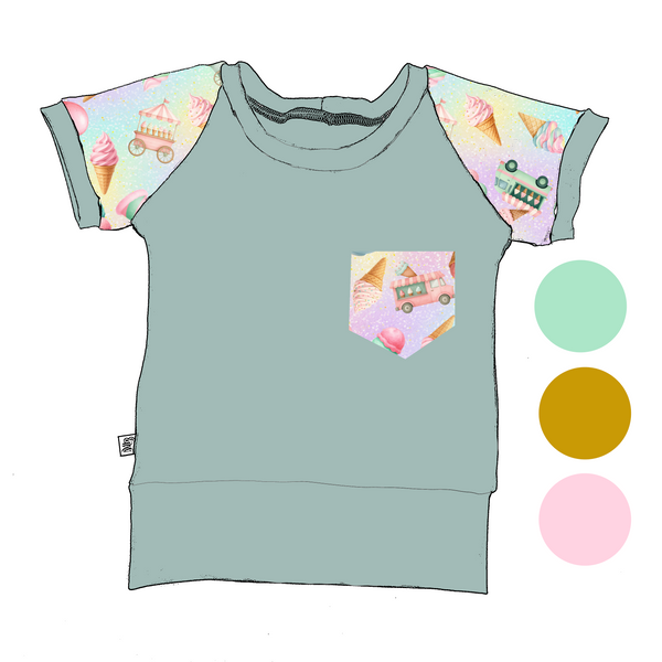 T-shirt évolutif avec poche Cornet