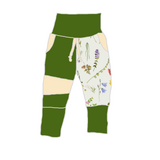 Pantalon évolutif Douces fleurs beiges