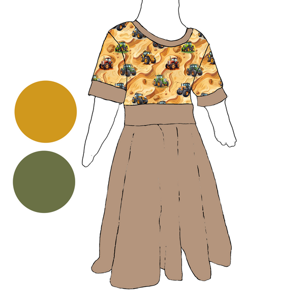 Robe évolutive ''dans le sable''