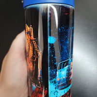 Bouteille 12oz tracteur pelle pret-à-partir (defaut)