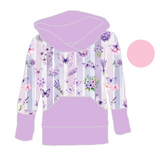 Hoodies évolutif ''Prairie lavande''