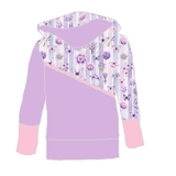 Hoodies évolutif ''Prairie lavande''