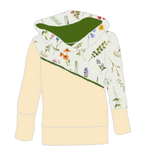 Hoodies évolutif Douces fleurs beiges