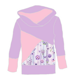 Hoodies évolutif ''Prairie lavande''