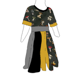 Robe évolutive scrappy ''Champignons''
