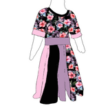 Robe évolutive scrappy ''Hibiscus''