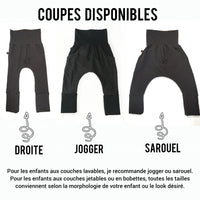 Pantalon évolutif "boho"