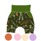 Short évolutif Douces fleurs olives