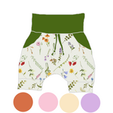 Short évolutif Douces fleurs beiges