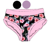 Culotte menstruelle ''Hibiscus''