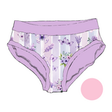 Culotte menstruelle ''Prairie lavande''