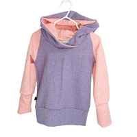 Hoodies évolutif mauve et rose FT