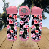 Bouteille 12oz ''Hibiscus''