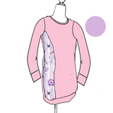 Tunique femme avec options ''Prairie lavande''
