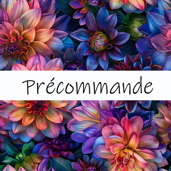 Cache-cou doublé en polar *précommande* passion dahlia
