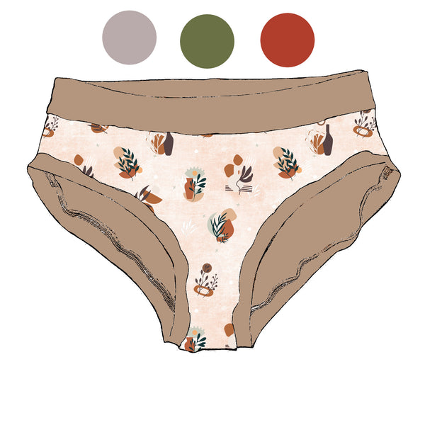 Culotte menstruelle "boho"