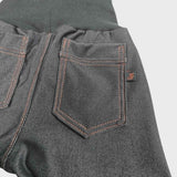 Jeans évolutif avec surpriqures au choix