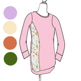 Tunique femme avec options Douces fleurs beiges