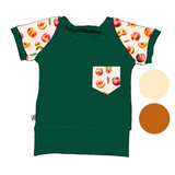 T-shirt évolutif avec poche ''Pêché mignon''