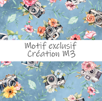 Culotte menstruelle large  précommande photo fleuris