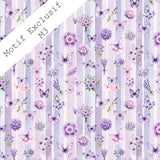 Elastique choux ''Prairie lavande''