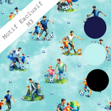 T-shirt évolutif avec poche Soccer avec papa