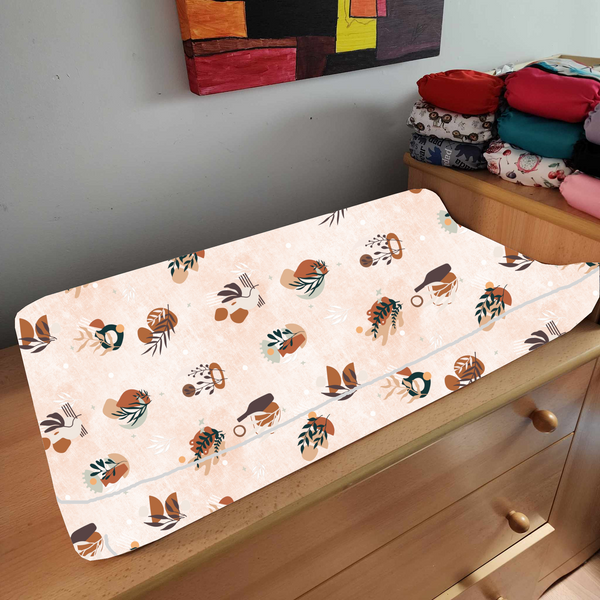 Housse de table à langer "boho"