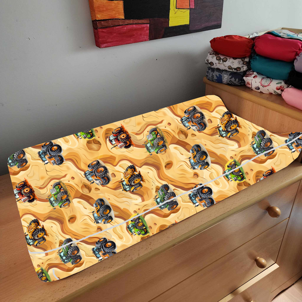 Housse de table à langer ''dans le sable''