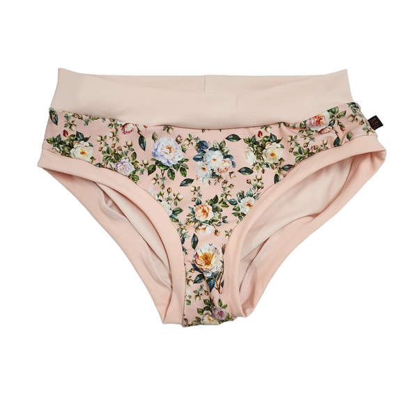 Bobette adulte small complet devant bouquet de fleurs 2 tons