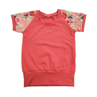 T-shirt reglan melon d'eau 6-9 ans