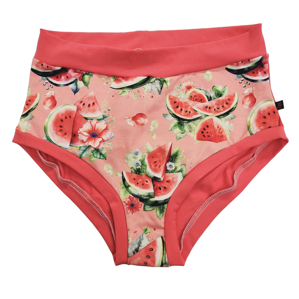 Bobette adulte 4X-Large complet devant taille haute melon d'eau