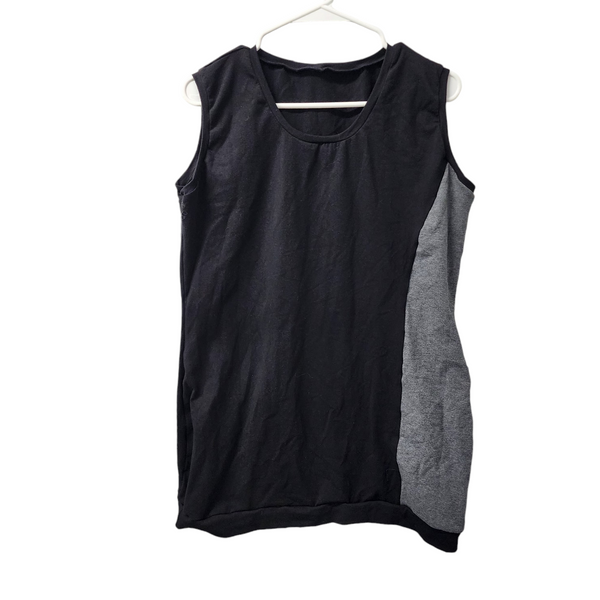camisole longue femme Noir charcoal