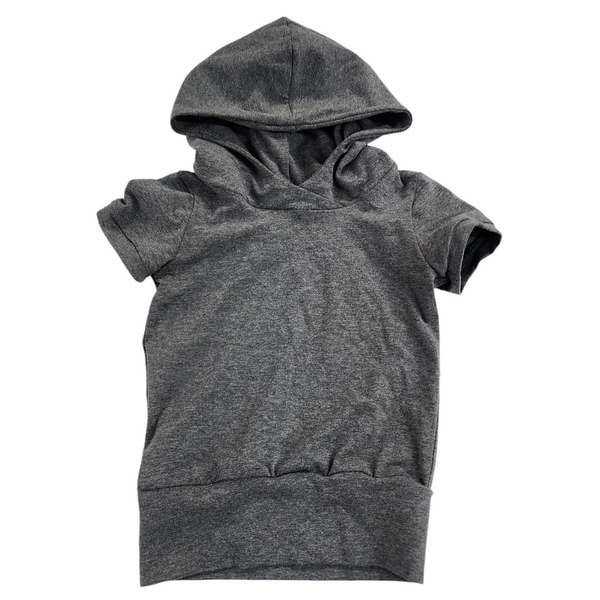 T-shirt évolutif charcoal capuchon