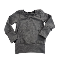 Chandail évolutif charcoal manches longues et poche