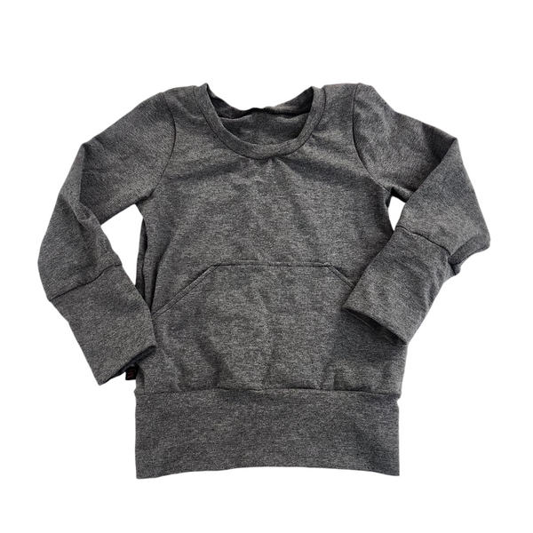 Chandail évolutif charcoal manches longues et poche