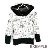 Hoodies évolutif ''dans le sable''