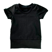 t-shirt noir 6-9 ans