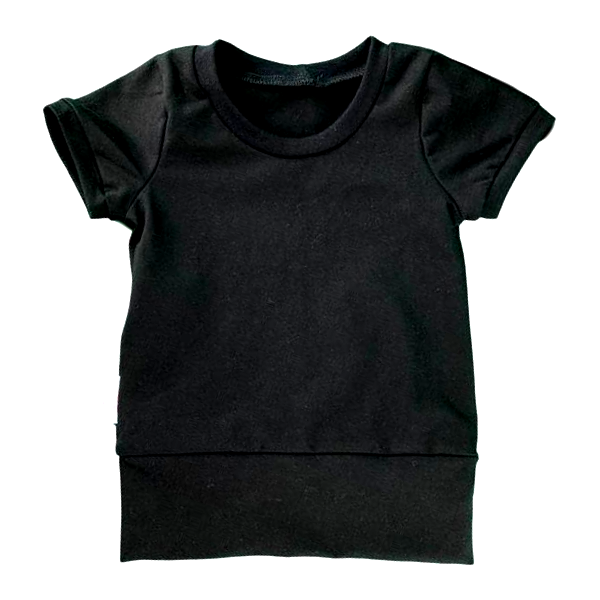 t-shirt noir 6-9 ans