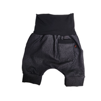 Short, culotte courte jeans extensible noir