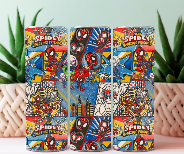 Tumbler 20 oz araignées prêt-à-partir