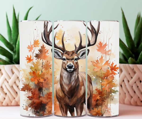 Tumbler 20 oz chevreuil automne prêt-à-partir