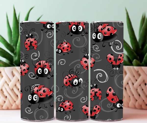 Tumbler 20 oz coccinelles pré-commande (1-2 semaines)