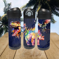 Bouteille 12oz trio dino noir pré-commande (1-2 semaines)