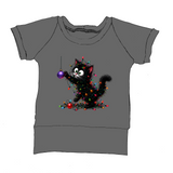Hoodies/chandails Chat mignon guirlande (charcoal)