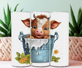 Tumbler 20 oz Henri la vache pré-commande (1-2 semaines)