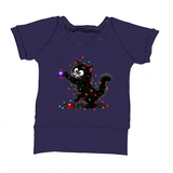 Hoodies/chandails Chat mignon guirlande (marine)