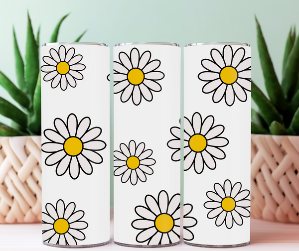 Tumbler 20 oz marguerite pré-commande (1-2 semaines)